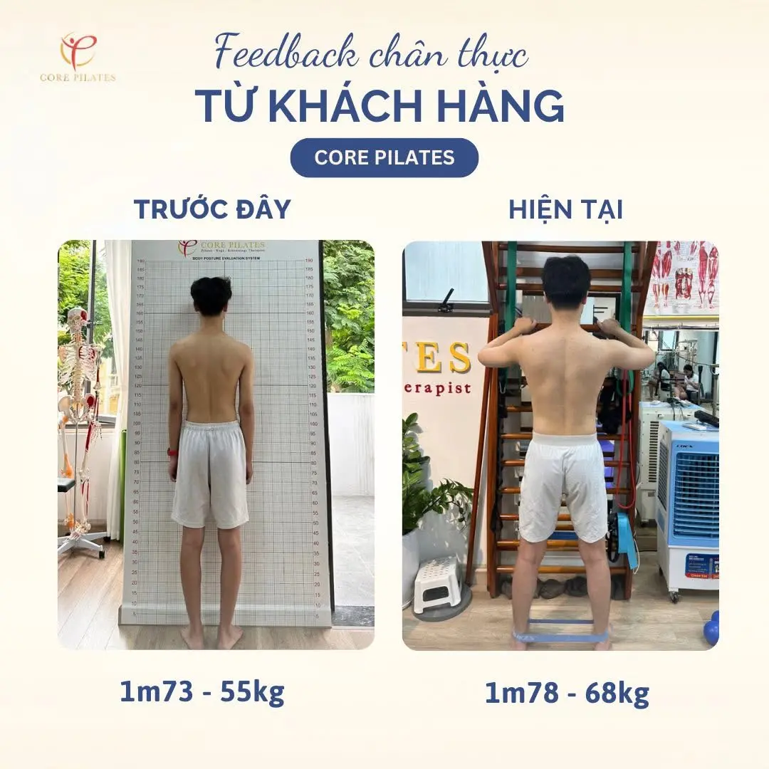 Hình ảnh trước và sau được gia đình cung cấp về quá trình tập luyện của trẻ